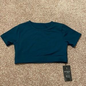 NVGTN open back tee teal size large